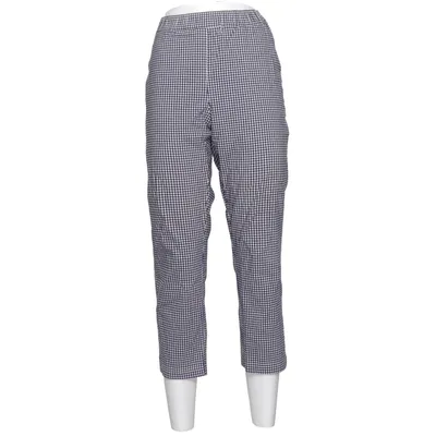 Broek (Zwart, Wit) van Ulla Popken Elastaan, Polyamide, Viscose
