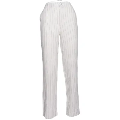 Palazzo pants (Beige) from Knitwear Linen, Viscose