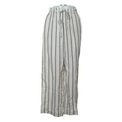 Byxor (Beige, Svart) från H&M Linne, Viskos