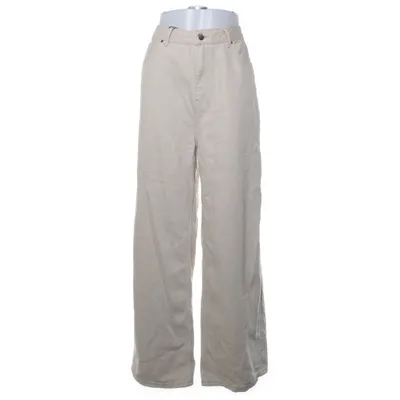 Spijkerbroek (Beige) van Never Denim by Bik Bok Katoen, Lyocell