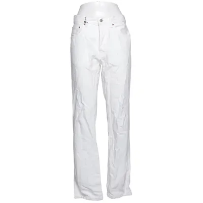 Jeans (White) from Zara Cotton