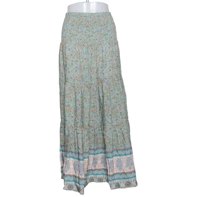 Jupe longue (Bleu, Multicolore) de Stajl Viscose