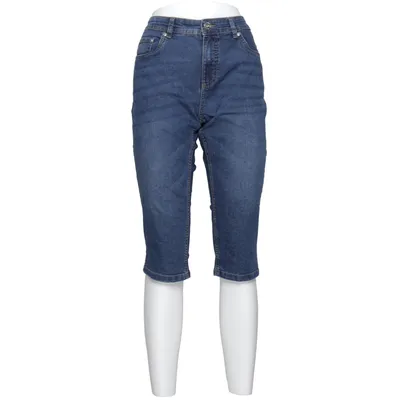 Pantacourt (Bleu) de KappAhl Coton, Élasthane, Polyester