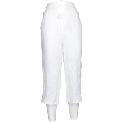 Dreiviertelhose (Weiß) von Yaya Sophisticated Leinen