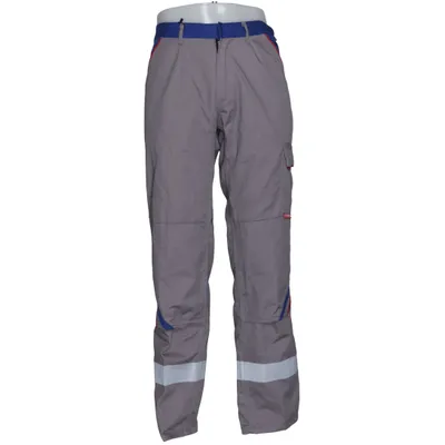 Work pants (Gray, Blue, Red) from Planam Cotton, Polyester