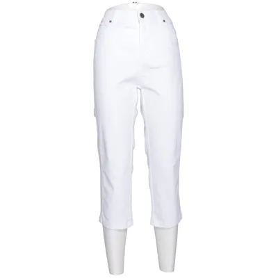Dreiviertelhose (Weiß) von Anna Montana Baumwolle, Elasthan, Polyester