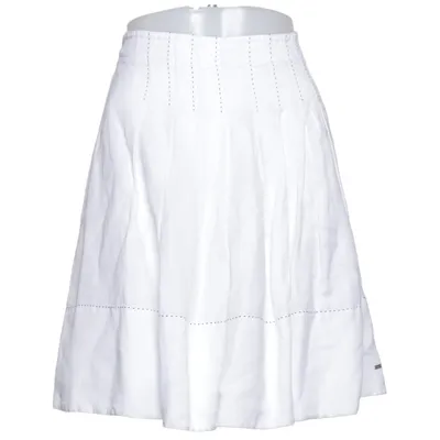 Rok (Wit) van Tommy Hilfiger Katoen, Linnen