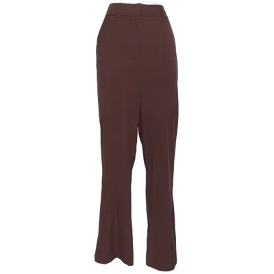 Palazzobyxor (Brun) från First Class Collection Elastan, Polyester, Viskos