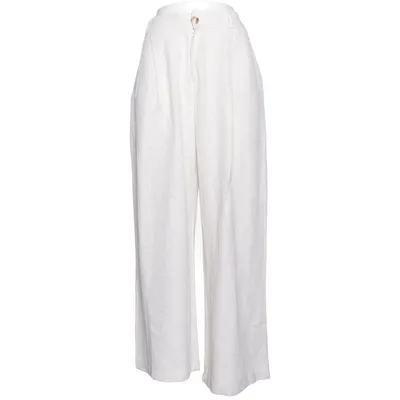 Palazzo broek (Beige) van Ambar Katoen, Polyester