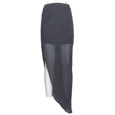 Jupe portefeuille (Gris) de Light Before Dark Élasthane, Polyester, Viscose