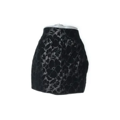 Kjol (Svart, Silverfärgad) från Lux Akryl, Bomull, Metallfiber, Polyester