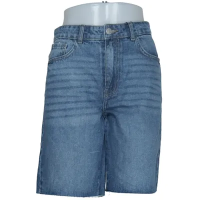 Denim shorts (Blauw, Beige) van Noisy May Katoen