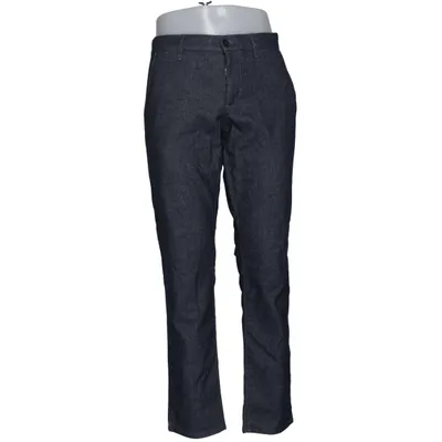 Chinos (Blå) från Alberto Bomull, Elastan, Polyester, Viskos