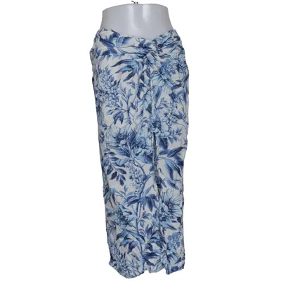 Rok (Blauw, Wit, Meerkleurig) van H&M Katoen, Linnen