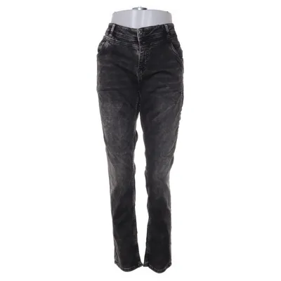 Jeans (Svart) från Street One Bomull, Elastan