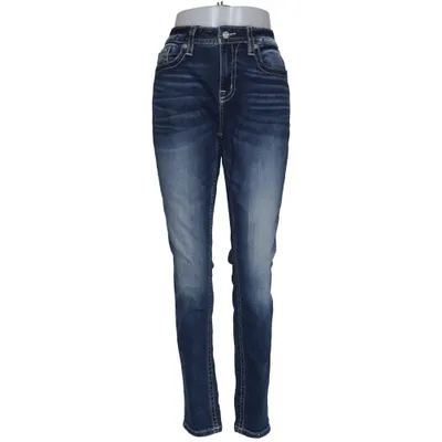 Jean (Bleu) de Miss Me Coton, Élasthane, Polyester