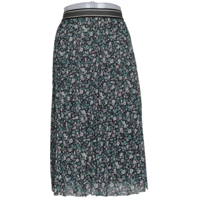 Långkjol (Svart, Flerfärgad) från Oui Elastan, Metallfiber, Polyester