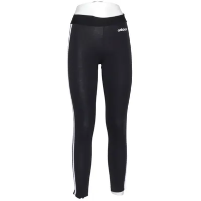Leggings (Svart, Vit) från Adidas Bomull, Elastan