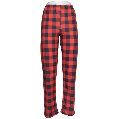 Pyjamasbukser (Rød, Sort) Elastan, Polyester