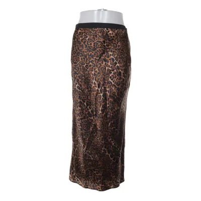 Maxi skirt (Brown, Black) from Cami Silk, Viscose