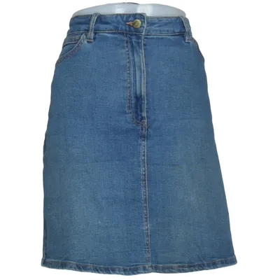 Jeanskjol (Blå) från Holly & Whyte by Lindex Bomull, Elastan