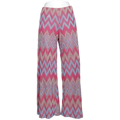 Palazzo pants (Pink, Blue, Multicolored) from Missoni Cotton, Viscose