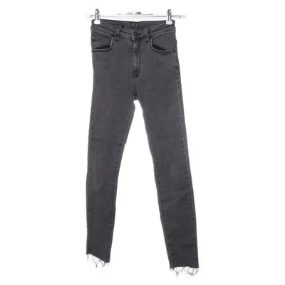 Spijkerbroek (Grijs) van Dr. Denim Katoen, Elastaan