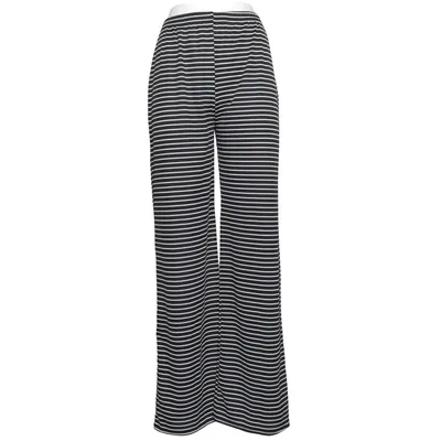 Bukser (Sort, Hvid) fra Boohoo Elastan, Polyester