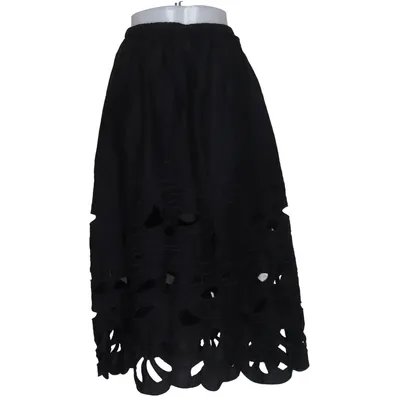 Jupe longue (Noir) de H&M Coton, Polyester