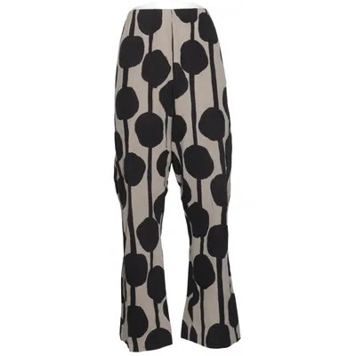 Bukser (Beige, Sort) fra Masai Elastan, Polyamid, Viscose