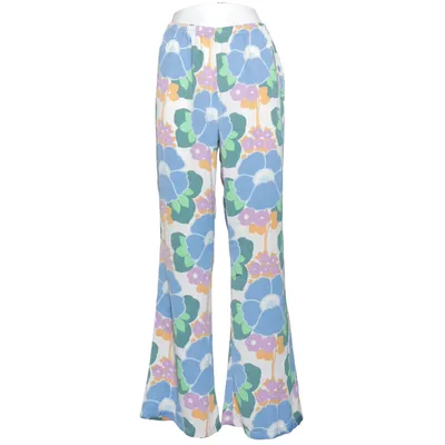 Palazzo pants (Blue, Multicolored) from Zara