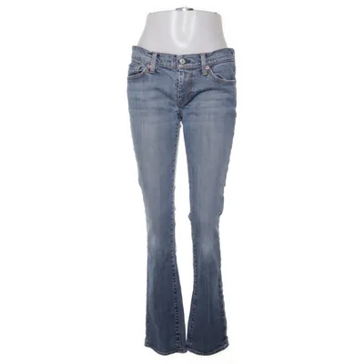 Spijkerbroek (Blauw) van 7 for All Mankind Katoen, Elastaan