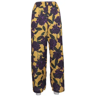 Pantalon patte d'éléphant (Jaune, Violet, Noir) de Noo Polyester recyclé
