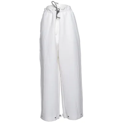 Pants (White) from Rick Cardona Elastane, Polyester, Viscose