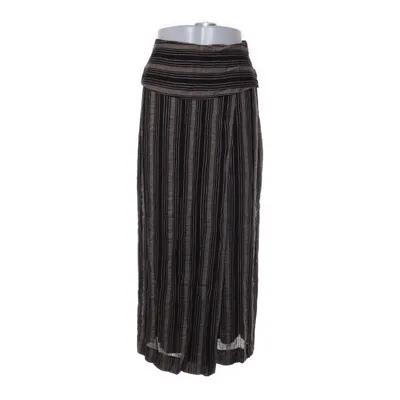 Långkjol (Brun, Beige) från Sintesis Linne, Viskos