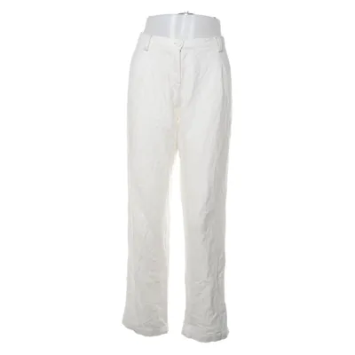 Bukser (Hvid) fra Brandy Melville Bomuld, Linned