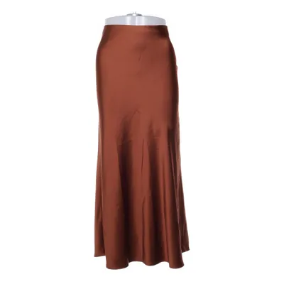 Maxi skirt (Brown) from Zara Elastane, Polyester