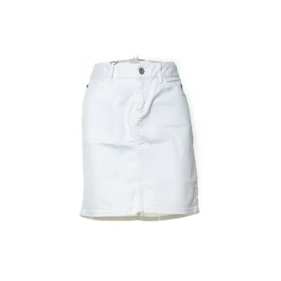 Jeanskjol (Vit) från ESPRIT Denim Bomull, Elastan