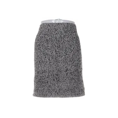 Kjol (Grå, Svart) från Frk. Ull, Viskos, Polyester