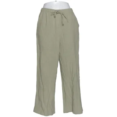 Pantalon patte d'éléphant (Vert) de Stradivarius Lin, Viscose
