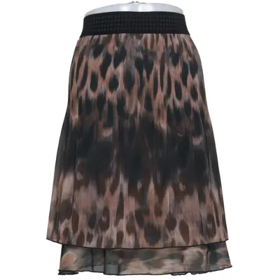 Rok (Bruin, Zwart) van Z.Biz Elastaan, Polyester, Viscose