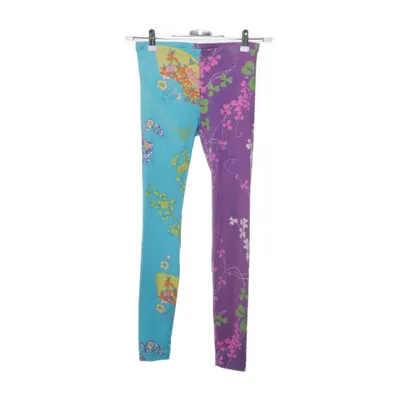 Leggings (Blauw, Lila, Meerkleurig) van Versace for H&M Elastaan, Polyamide