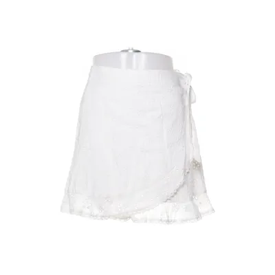 Omlottkjol (Vit) från Miss Selfridge Bomull