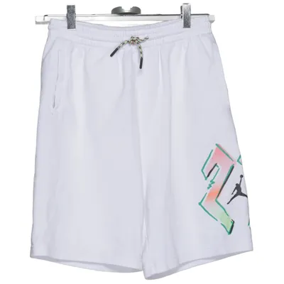 Mjukisshorts (Vit, Flerfärgad) från Jordan Bomull, Polyester