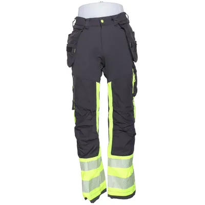 Work pants (Gray, Yellow) from Helly Hansen Workwear Elastane, Polyamide