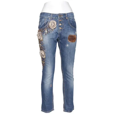 Jeans (Blue, Multicolored) from Justor Cotton, Polyester, Polyurethane