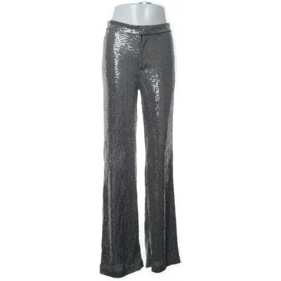 Palazzobyxor (Grå, Silverfärgad) från Envii Elastan, Polyester