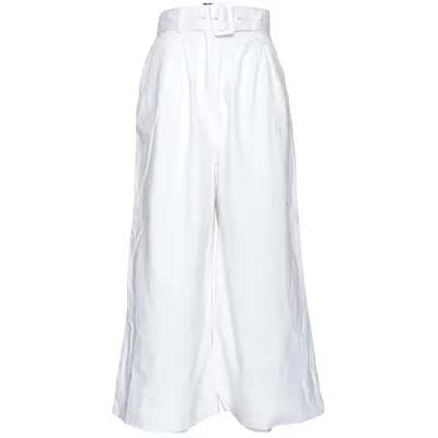 Jean (Blanc) de Who What Wear Coton, Élasthane