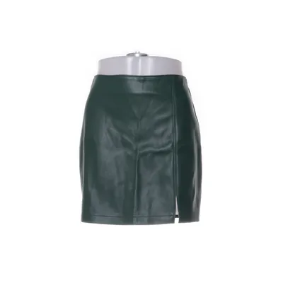 Kjol (Grön) från Hollister California Polyester, Polyuretan, Skinnimitation