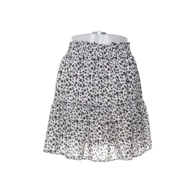 Skirt (White, Black) from In April 1986 Polyester, Viscose